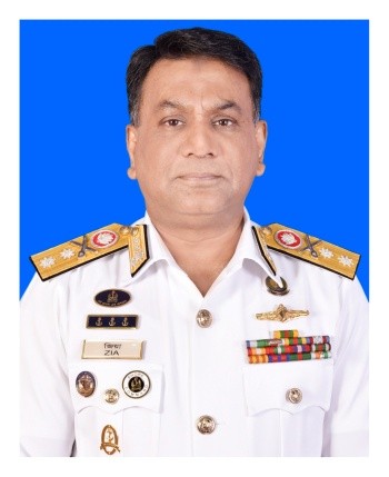 REAR ADMIRAL MD ZIAUL HOQUE, OSP, ndc, afwc, psc, MPhil